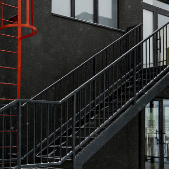 Custom steel and iron railing project
