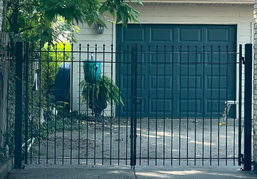 Custom metal gate and fence